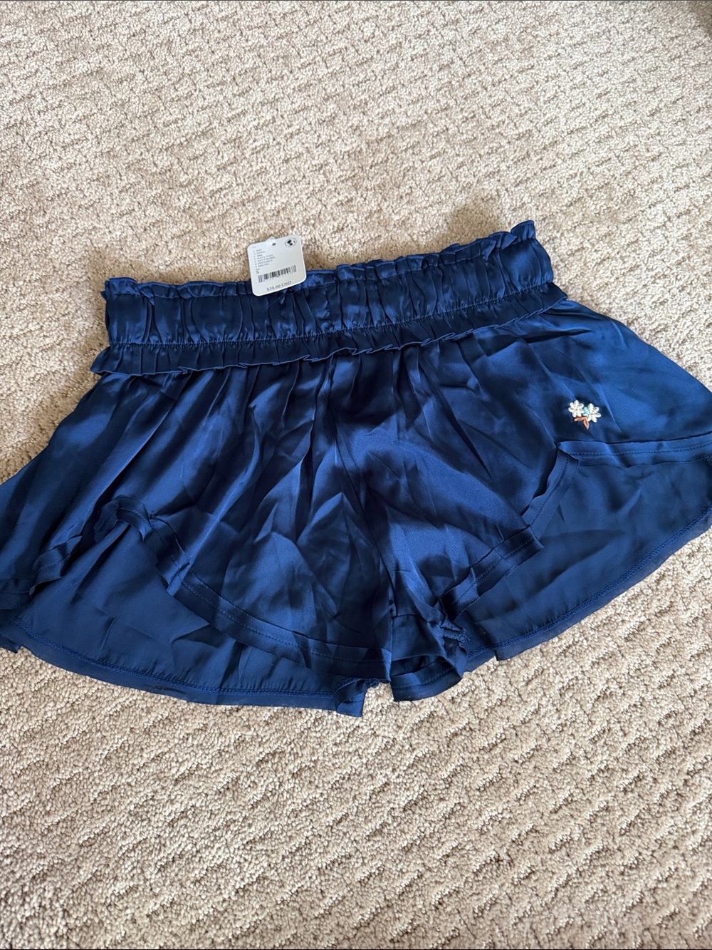 Free people silky lounge shorts